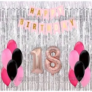 rdj 8004 18th birthday set party decorations