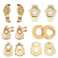 Heavy Brass Counterweight Portal Drive Housing Bumper Holder Axle Mount for 1/10 TRX4 HB R1001 R1002