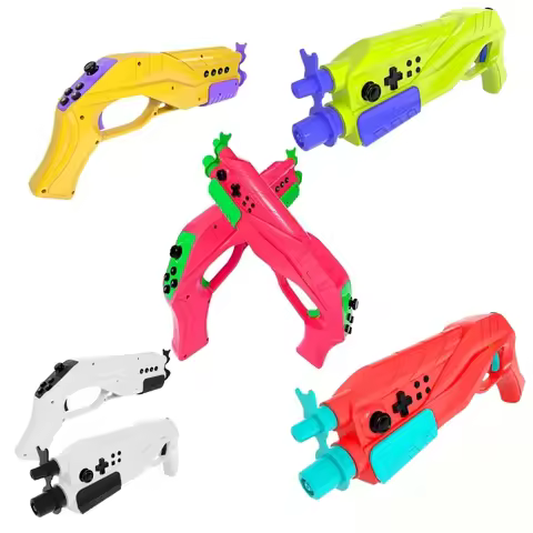 Splatoon 3 Game Gun Controller Grip For Nintendo Switch OLED Switch NS Joy-Con Shooting Game Handle 