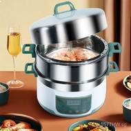 Electric Steamer Multi-Functional Household Scheduled Reservation Non-Porous Multi-Layer Electric Pot Non-Odor Electric Steamer Rice Cooking Insulation