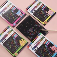 Children Scratch Painting › Ready Stock Children Colorful diy Scratch Painting Creative Graffiti Scr