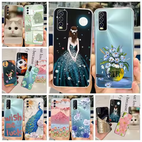 Soft Case For Vivo Y20 Y20i Y20s Y20G Y20t Case Y12s Y11s Stylish Painted Phone Case For Vivo Y12s Y