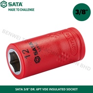 SATA 3/8'’ DR. 6PT VDE INSULATED SOCKET / EV SOCKET BOX / 8MM 10MM 11MM 12MM 13MM 14MM 16MM 17MM 18M