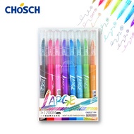 8 Colors gel Pen Set Size 0.5 Mm. Chosch Brand Model CS-R463 Can Be Written More Than 1 200 Meters (8 Color pens) Writing Compendium.