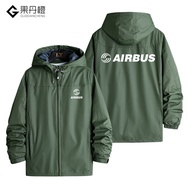 เสื้อแจ็คเก็ตทรงหลวมสไตล์อวกาศ AirAsia สำหรับผู้ชาย ทรงหลวม ซิปดีไซน์ แจ็คเก็ตแบบมีซิป ขนแกะ ขนแกะ ข