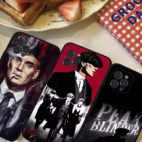 Movie P-Peaky B-Blinders Phone Case For IPhone 17 16 15 Plus X 14 11 12 13 Mini Pro Max Mobile Case