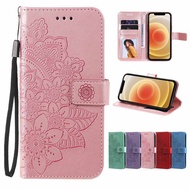 Flip Leather Case  Embossing Vivo V70 FE V60 V50 V40 Lite Y31D Y11D Y11 Y05 Y21 Y31 Y21D Y500 Y50E Y