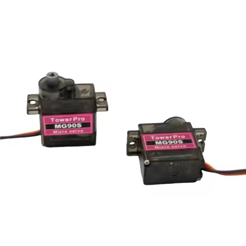 MG90S 9g 90° 180° Micro Servo Metal Gear 4.8V-6.0V for RC Helicopter Plane Boat Car Trex 450 RC Robo