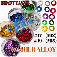 [1 PCS ⚪] WASHER ALLOY UNIVERSAL WASHER NUT FLAT ALLOY DAMPER/WASHER COLOUR