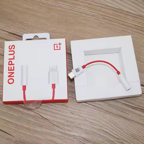 Original OnePlus USB Type C To 3.5mm Earphone Jack Adapter Aux Audio Cable Connector For 1+ 12 11 10