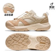 全城熱賣 - 駱駝磐石登山鞋女士大頭鞋秋季透氣輕便越野跑男戶外徒步鞋子-米/棕（平行進口）