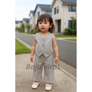 Girls vest suit/girls set 2-7 years.