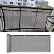 Grey Balcony Privacy Net Fence Sunshade Net Outdoor Swimming Pool Cover Balcony Shade