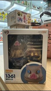 Milk@ 全新 GSC Goodsmile Nendoroid 1361 Demon Slayer Kimetsu no Yaiba Inosuke Hashibira 鬼滅之刃 嘴平伊之助 黏土人