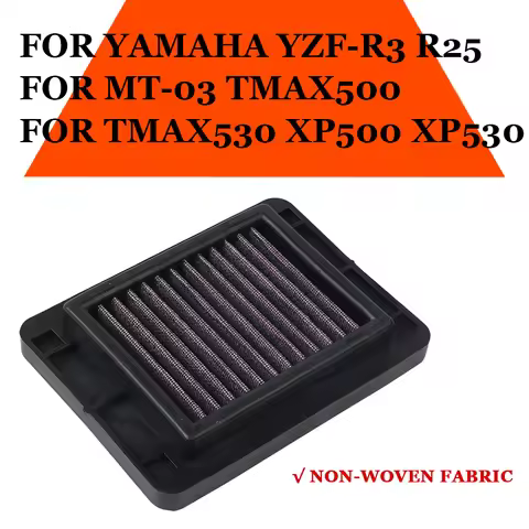 Motorcycle Air Filter Element For YAMAHA YZF-R3 YZF-R25 YZFR3 YZFR25 MT-03 MT03 TMAX530 TMAX500 TMAX