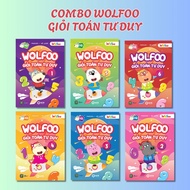 Sách - Combo 6 cuốn : Wolfoo Giỏi Toán Tư Duy