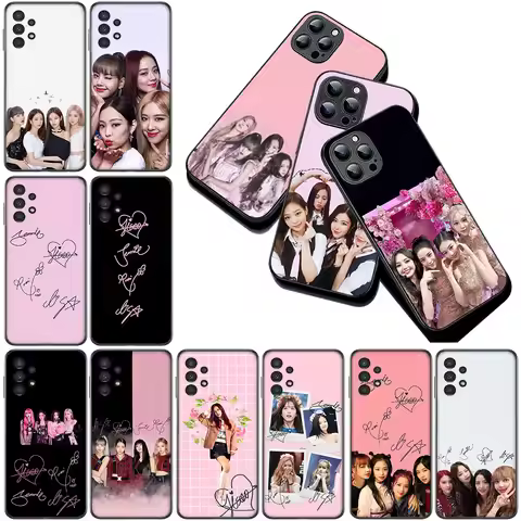 for Motorola Moto E13 E20 E32 E14 E15 G32 G60 G72 G8 G82 G9 Plus G67 G57 Power Case Rose Korean Lisa
