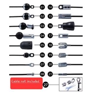DIY Gym Cable Wire End Fittings Gym Equipment Cable Parts