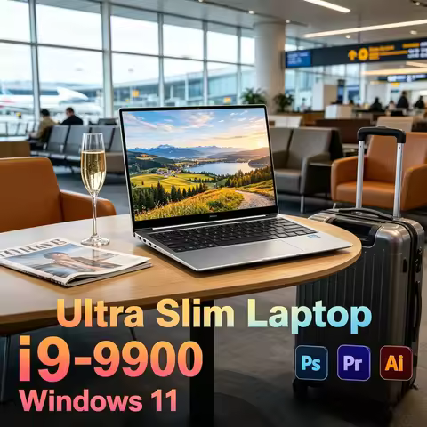 High Performance Gaming Laptop 15.6 Inch Intel I9-9900 Processor 32GB RAM 2TB SSD Portable Business 