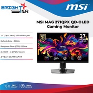 MSI MAG 271QPX QD-OLED 27" QHD 360Hz Flat Gaming Monitor