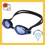 [Arena] Swimming Goggles Unisex for Fitness [Silky] Blue×Black Free Size Anti-fog (Linen Function) AGL-3100 Blue×Black(BLU)