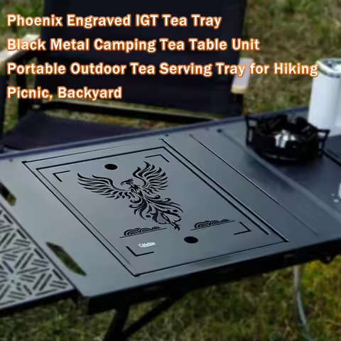 Outdoor IGT Table Universal Storage Box IGT 1-Unit Camping Tea Tray IGT Table 1 Unit Aluminum Alloy 