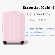 สำหรับ Rimowa ฝาครอบป้องกัน Essential กระเป๋าเดินทาง Transparent 21 26 30 นิ้ว Rimowa Salse กระเป๋าเ