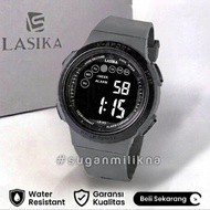 Jam Tangan Lasika Digital L8145 Sport Outdoor Waterproof Stopwatch Tali Karet | - Water Resistant