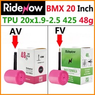 Ultralight RideNow TPU Inner Tube 20" inch 425 BMX Bicycle 20x1.9 2.0 2.1 2.2 2.3 2.4 2.5 Tire 48g 4