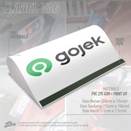 GOJEK GOCAR Online Car Motorcycle Tag Labels Car Rear Door Variations
