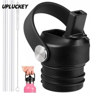 UPLUCKEY Hydroflask Lid, Leak Proof Straw Brush Straw Lid, Quality with Handle with Straw Replacemen