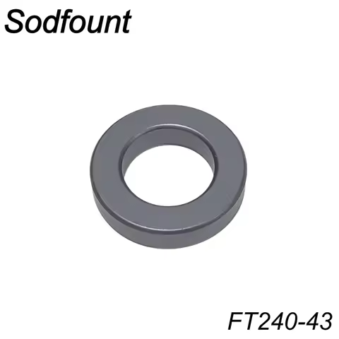 1-8pcs FT240-43 RF Ferrite Ring Shortwave Antenna Balun Core Single Hole