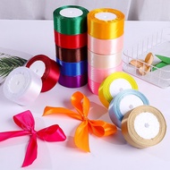 Roll of satin silk fabric ribbon, 1cm, 2cm, 4cm long, 22Y ribbon