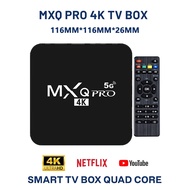 【Limited Time Sale】MXQ PRO 5G 4K TV Box 8+128 Android Smart tv box+ I8 Mini Keyboard 2.4GHz Touchpad