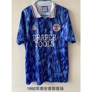 1992 Southampton Away Retro Football Clothes Jersey Casual Sports Jersey