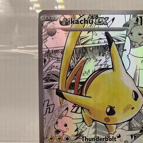 Diy Pokemon Series 001/001 Pikachu Ex Manga Sets 002/002 Charizard Ex Manga Set Collection Selfmade 