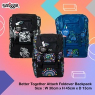 Smiggle mirror quality Foldover Bag/Smiggle better together attach Foldover backpack