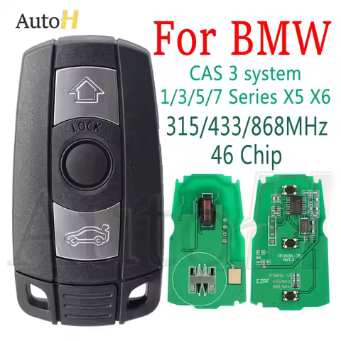 Car Remote Key 315/433/868MHz ASK FSK for BMW CAS3 System 1/3/5/7 Series X5 X6 E60 E61 E70 E71 E87 E