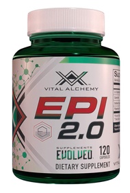 Epi 2.0 - Hard Lean Muscle Mass Gainer and Strength Booster from Vital Alchemy|Epicatechin with quer