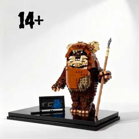 2025 New 1010pcs 3d Wicket The Ewok Building Block Assembly Sentry Brick Model 75430 Children's Birt