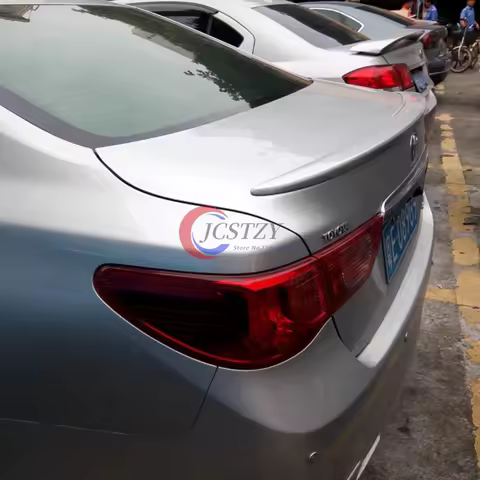 Mark X Reiz ABS Plastic Primer and lacquer Rear glass top wing Spoiler for TOYOTA Mark X with color 