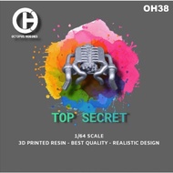 OH38 ENGINE TOP SECRET V12 1GZ-FE SMOKEY NAGATA SUPRA MK4 DIECAST 1/64