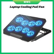 Gaming Laptop Cooling Pad/Cooling Fan (Support 12inch To 15.6inch Laptop)(Blue)