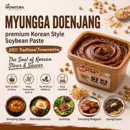 MYUNGGA Korean Soybean Paste 500g (Doenjang) Halal Fermented Paste for Soup, Bibimbap, Ssamjang & St