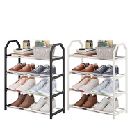 TheOne 4 Layer Stainless Steel Economic Shoe Rack multifunctional storage rack Household Easy assemb