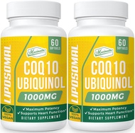 Mecinalis Mecinalis 1000mg Liposomal CoQ10 Softgels | Better Absorption CoQ10 Ubiquinol Supplement(N
