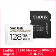 SanDisk  Micro sd card  32GB  64GB  128GB  256GB  Micro SDXC （100M 40M / U3 4K V30）Speed up to  100Mb/s  For   Monitor Driving recorder Flat LCD TV Mobile phone Computer Drone Camera Music player