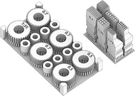 Lian Model LIANG-0229b Twin Benefits Coating Tool Upgrade Set (For 1/35, 1/48, 1/72) Model Tool