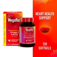 MegaRed | Superior Omega-3 Krill Oil (350mg) Supplement (120 Softgels)