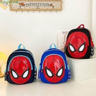 ROCOCODE Anime Figure Backpack, 3D Stereo Cartoon Spiderman School Bag, Large Capacity Cute polyester Handsome Kindergarten Backpack student